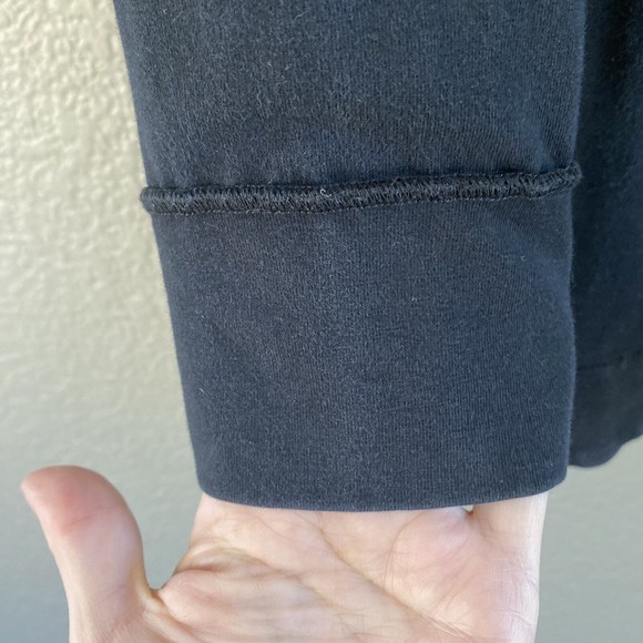 NIC+ZOE Womens Perfect Knit Ruched Jacket Size XS Black Ruffle Zip Up - Picture 8 of 13